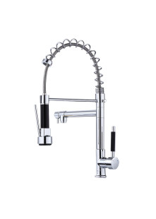 Torneira Gourmet 50cm com Misturador Monocomando Cromada de Bancada Belcca TGM50C-BL