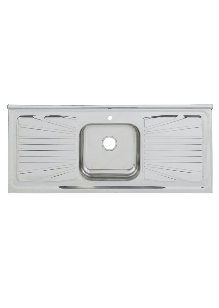 Pia de Cozinha Aço Inox 120cm com Fundo Concretado Fabrinox