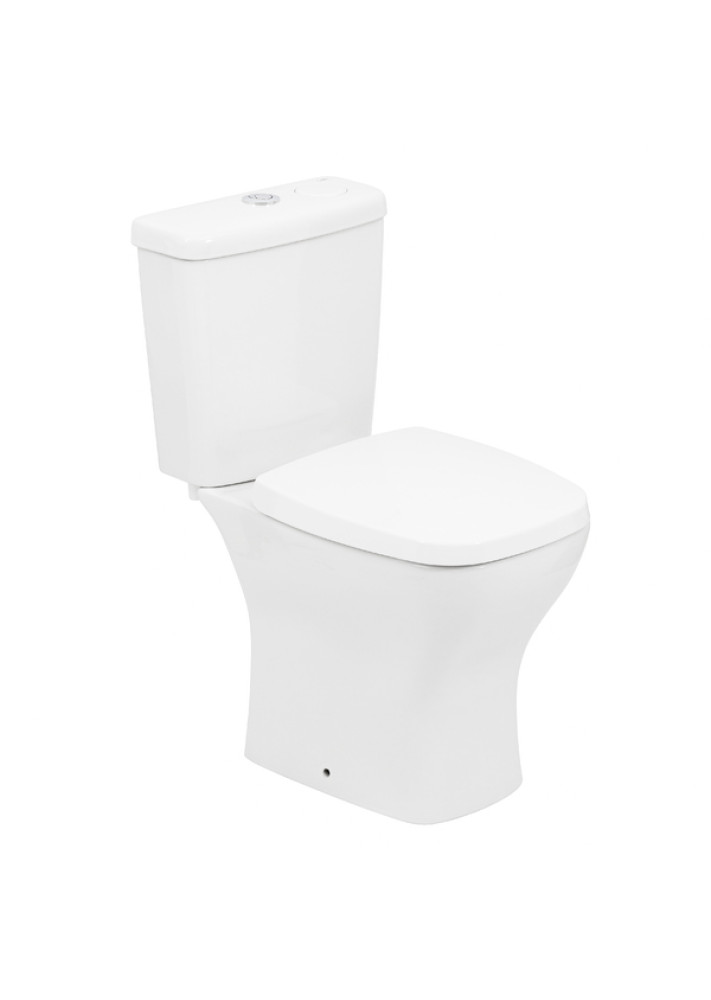 Kit Vaso Sanitário com Caixa Acoplada e Assento Branco Duplo Acionamento 3/6L Saída Vertical Vip Celite Kit Vaso Sanitário com Caixa Acoplada e Assento Branco Duplo Acionamento 3/6L Saída Vertical Vip Celite