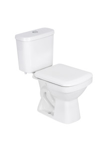 Kit Vaso Sanitário com Caixa Acoplada e Assento Branco Duplo Acionamento 3/6L Saída Vertical Lirio Fiori Kit Vaso Sanitário com Caixa Acoplada e Assento Branco Duplo Acionamento 3/6L Saída Vertical Lirio Fiori