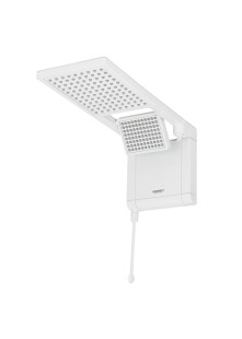 Chuveiro Elétrico Eletrônico 220V 7800w Branco Quadrado Acqua Duo Ultra Lorenzetti Chuveiro Elétrico Eletrônico 220V 7800w Branco Quadrado Acqua Duo Ultra Lorenzetti