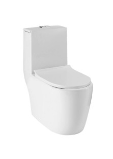 Vaso Sanitário Monobloco Amazonita Pingoo.casa - Branco