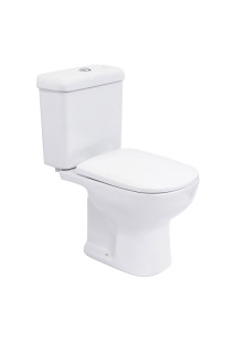 Kit Vaso Sanitário com Caixa Acoplada e Assento Branco Duplo Acionamento 3/6L Saída Vertical Lille Sensea Kit Vaso Sanitário com Caixa Acoplada e Assento Branco Duplo Acionamento 3/6L Saída Vertical Lille Sensea