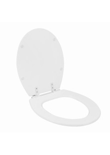 Assento Sanitário Convencional com Fechamento Comum Oval Poliéster Branco Sensea Assento Sanitário Convencional com Fechamento Comum Oval Poliéster Branco Sensea
