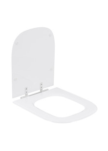 Assento Sanitário Formatos Gap com Fechamento Comum Quadrado Poliéster Branco Sensea Assento Sanitário Formatos Gap com Fechamento Comum Quadrado Poliéster Branco Sensea